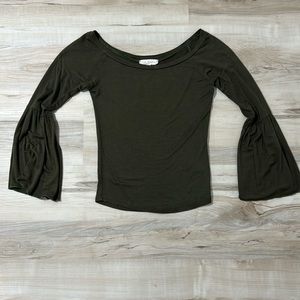 L.A Hearts Cropped Shirt